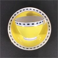 DECO TUSCAN TEACUP & SAUCER ENGLAND