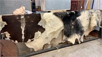 3X VINTAGE COW HIDE RUGS