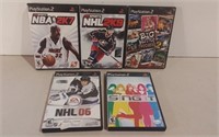 Five Playstation 2 Games