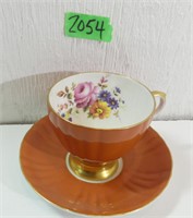 Vintage Royal Grafton Bone China Tea Cup & Saucer