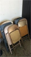 GROUP OF FOLDING CHAIRS