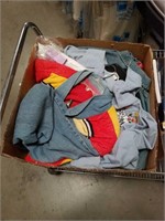Box with jackets and shirts