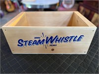 Wooden Steam Whistle Crate