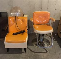 MCM Orange Beauticians Hair Dryer and Beauticians