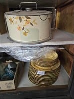 Metal Cake Carrier - Plates & Bowls