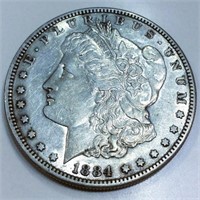 1884-S Morgan Silver Dollar High Grade