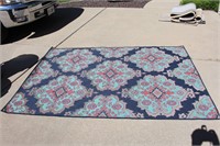 Outdoor patio rug 90? x 63?