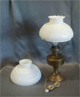 Vintage lamp with extra glass shade