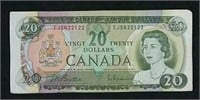 1969 Canada Twenty Dollar Bill