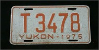 1975 Yukon license plate