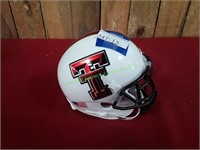 White Texas Tech Mini Helmet
