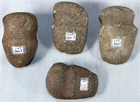 Four Grooved Hardstone Relics