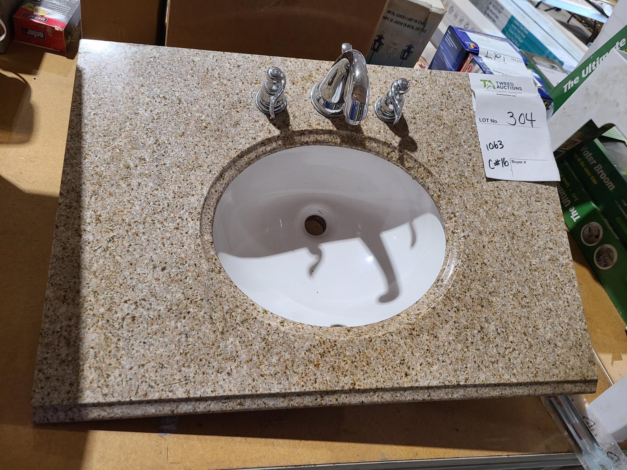 Granite Countertop with Sink