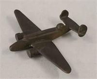 Solid Brass Bomber Plane