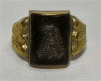 Antique Monogram Ring, Unisex
