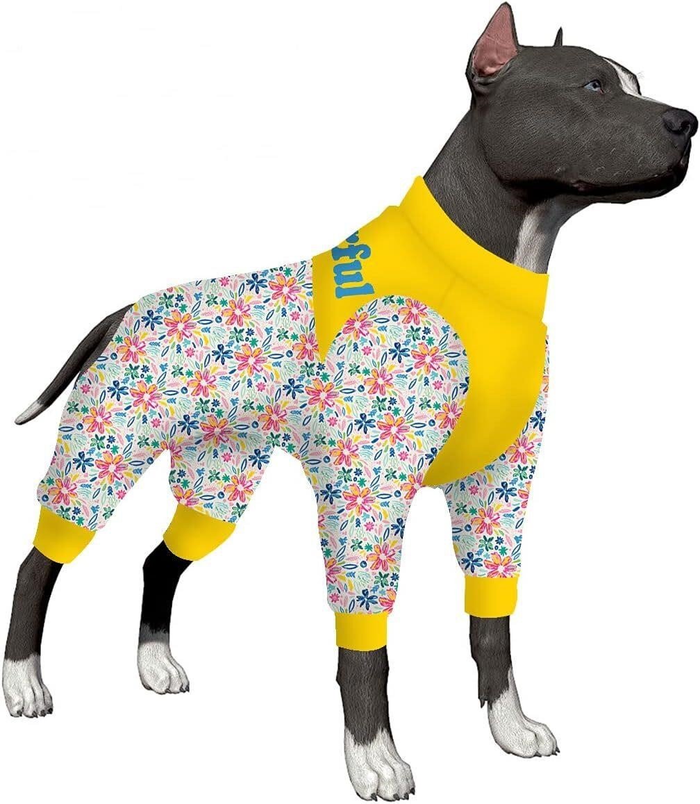 $60  LovinPet Large Dog Jumpsuit  Med Yellow