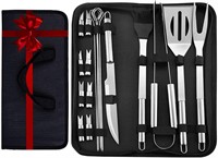 Hobylife 20-Piece Grill Set  Steel  with Case