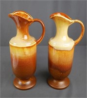 Royal Haeger Drip Glaze Pair of Art Vases