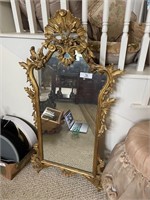 Ornate Antique Wall Mirror