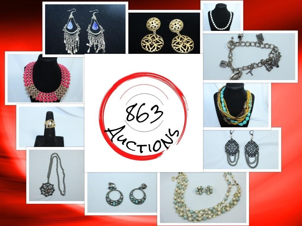 863Auctions - $3 Start Fashion Jewelry Bazaar