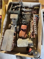 Group of collectible cast iron toys