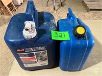 5 Gallon Water Jug and Kerosene Plastic Jug