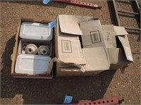 3 Boxes of Tools, Repairs, Light Fixtures, Misc