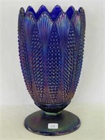 Imperial Corn 9" vase - blue