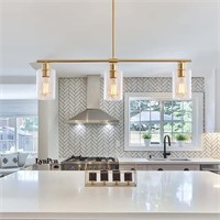 Gold Chandelier Modern Kitchen Island Pendant