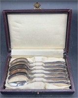 Antique 6pc Swedish Coffee Spoons