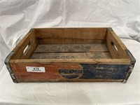 Vintage Wood Pepsi Cola Crate