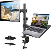 HUANUO Monitor and Laptop Mount with Tray for 13-2