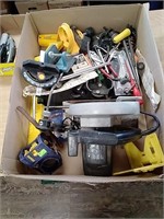 Large box of assorted tools
