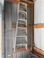 6 foot aluminum step ladder.