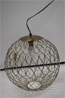 New India Wire Honeycomb Hanging Swag Light
