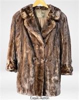 Mink Fur Coat- Size M