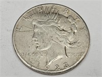 1923 S Silver Peace Dollar Coin