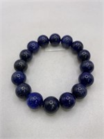 NEW BLUE LAPIS LAZULI STONE BRACELET