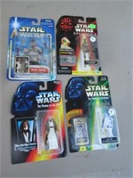 Lot of Star Wars Action Figures in Packaging NIP