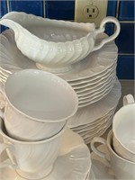 MIXED WHITE DISHES, CROWN COLLECTION BY NIKKO