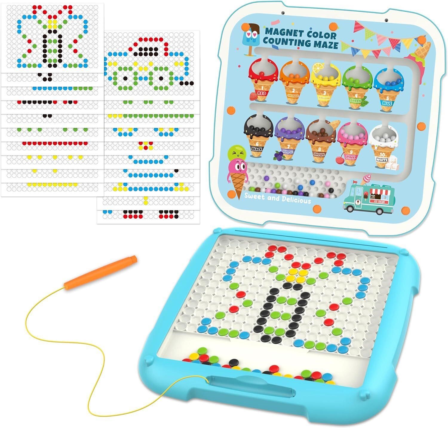 2 in 1 Magnetic Maze & Drawing Board