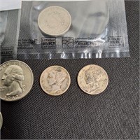 7 OLD U.S. COINS