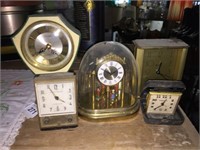 Array of Vintage Small Clocks including