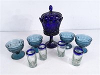 (9) Vintage Glassware Collection