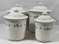 Set of Four Pfaltzcraff Canisters (Largest is