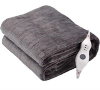 ($95) Tefici Electric Heated Blanket Throw, Super