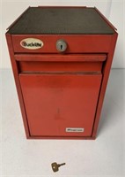 Snap-on Add on Tool Box with Key,9x12x14"