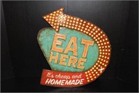 Eat Here Sign