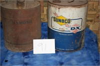OIL CANS, RUSTY