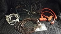 Lot of 6 extension cords